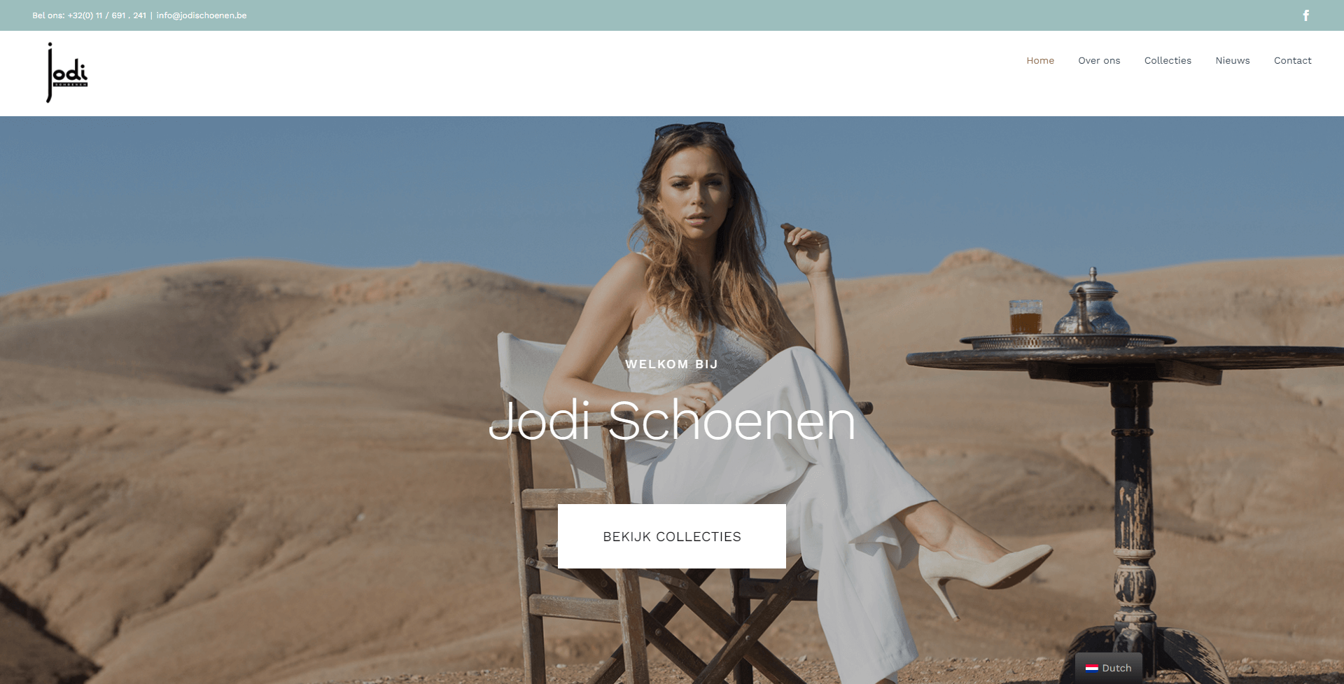 jodischoenen nybe retail kleding sector website maken