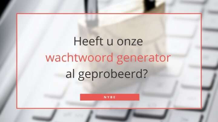 Genereer gratis een sterk wachtwoord