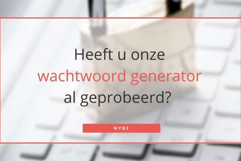 Genereer gratis een sterk wachtwoord
