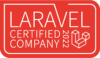 laravel certificate 2022 logo orange label