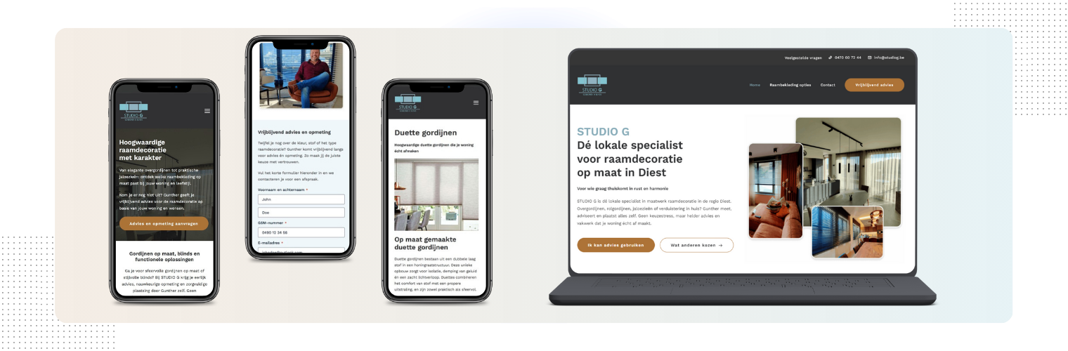NYBE Hasselt software op maat Studio G project realisatie banner