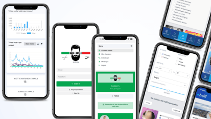 NYBE professionele software op maat in Hasselt Limburg voorbeeld mobile apps