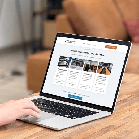 NYBE software op maat a website that attracts leads laptop (1)